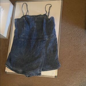 SHEIN Blue Denim Jumpsuit